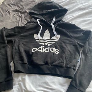 Adidas crop hoodie